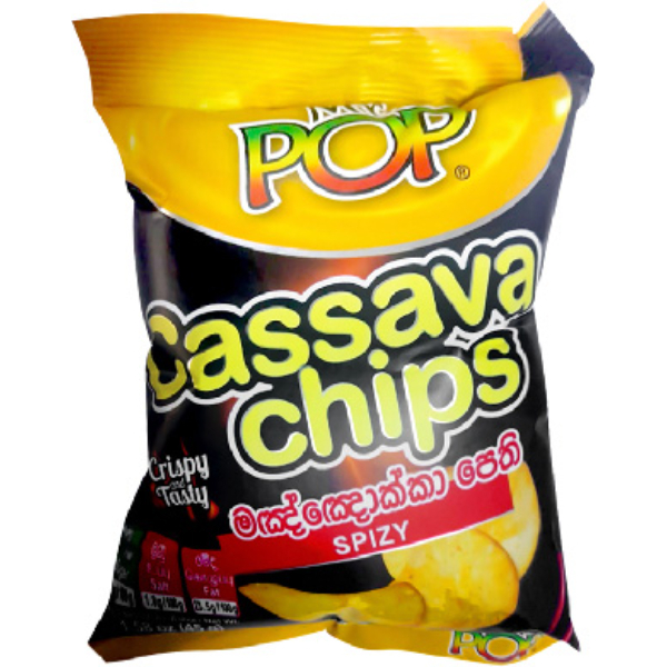 Mr. Pop Manioc Chips 45G Spicy - GLOMARK - Snacks - in Sri Lanka