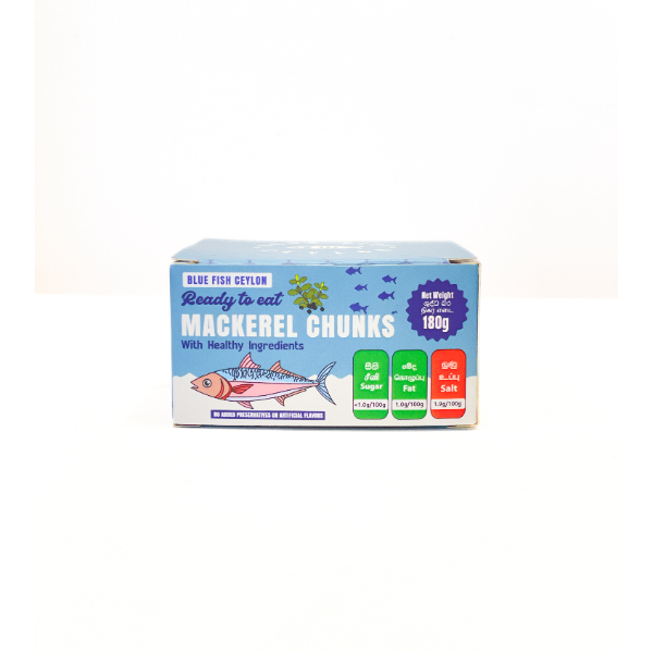 Blue Fish Ceylon Mackerel Chunks Healthy Ingredients 180G - GLOMARK - PRESERVED / PROCESSES FISH - in Sri Lanka