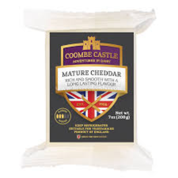 Coombe Castle Mature White Cheddar - 200G - GLOMARK - Cheese - in Sri Lanka