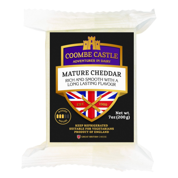 Coombe Castle Mild White Cheddar - 200G - GLOMARK - Cheese - in Sri Lanka