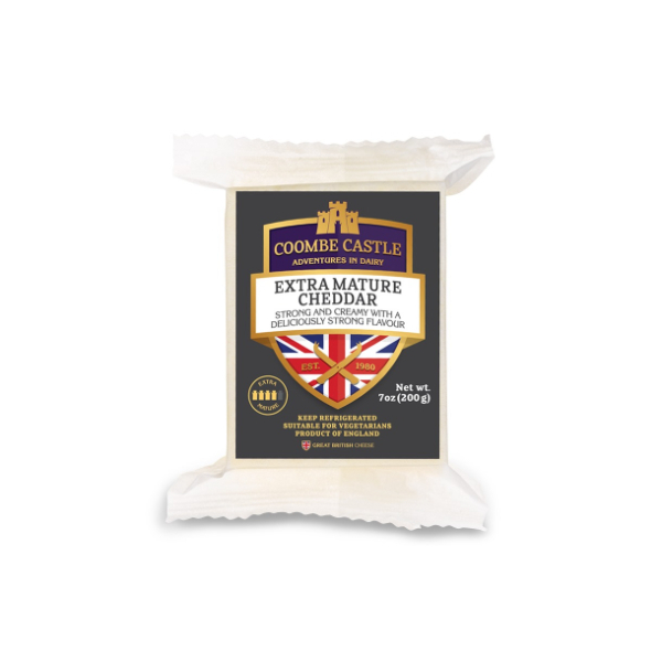 Coombe Castle Extra Mature Cheddar - 200G - GLOMARK - Cheese - in Sri Lanka