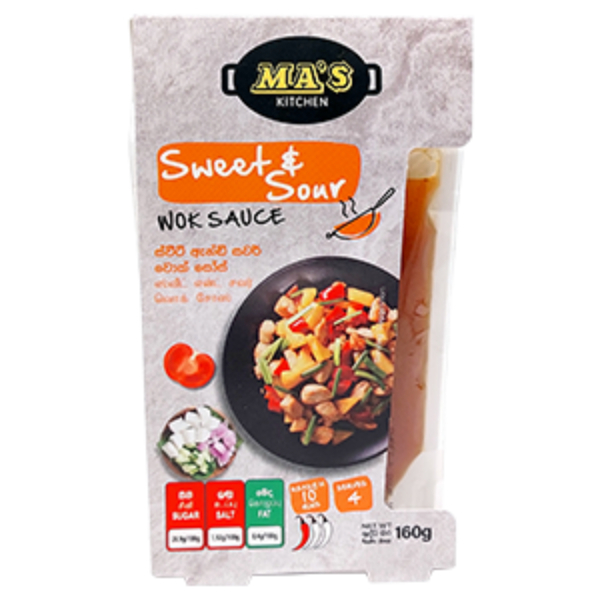 Ma'S Sweet & Sour Wok Sauce 160G - GLOMARK - Sauce - in Sri Lanka