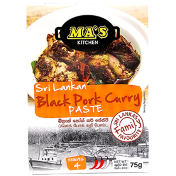 Ma'S Sri Lankan Black Pork Curry Paste 75G - GLOMARK - Seasoning - in Sri Lanka