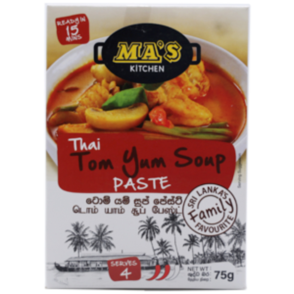 Ma'S Thai Tom Yum Soup Paste 75G - GLOMARK - Seasoning - in Sri Lanka
