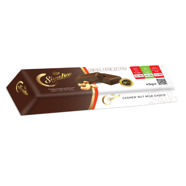 Diana Signature Cashew Nut Chocolate Bar 45G - GLOMARK - Confectionary - in Sri Lanka