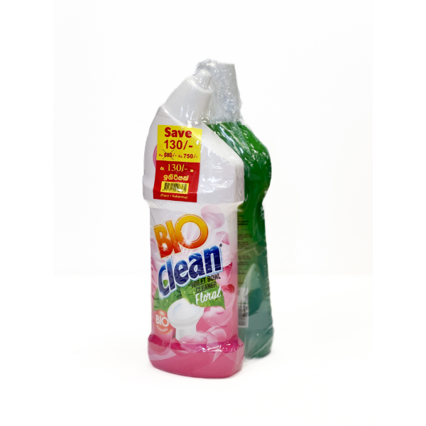 Bio Clean Floral Tbc+Bio Clean Tsc 500Ml 130/= Off - GLOMARK - Cleaning Consumables - in Sri Lanka