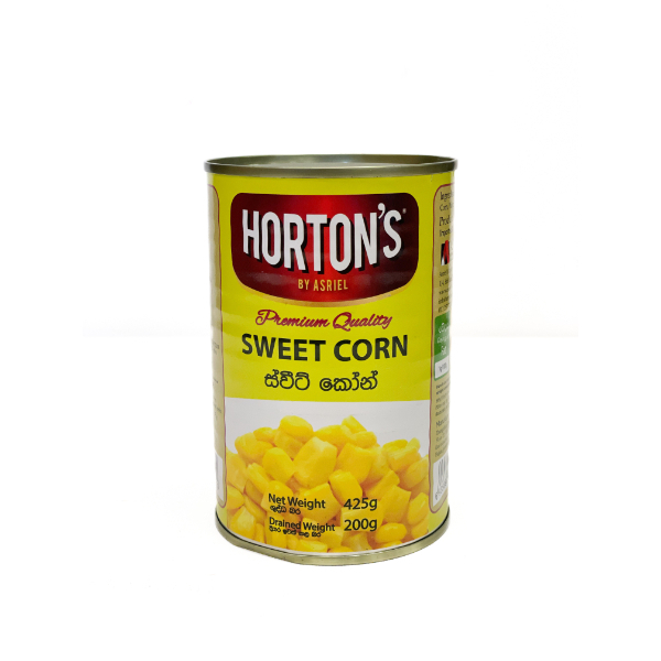 Hortons Sweet Corn 425G - GLOMARK - Processed/ Preserved Vegetables - in Sri Lanka