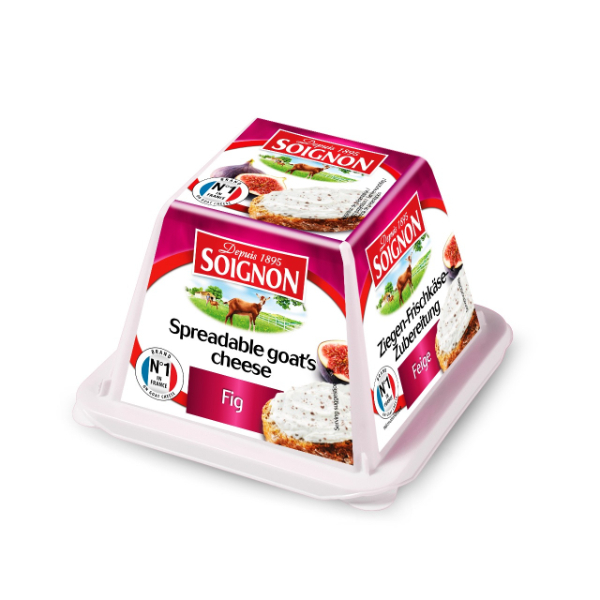 Soignon Goat Cheese Spread Figs 150G - GLOMARK - Cheese - in Sri Lanka