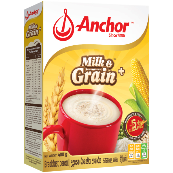 Anchor Milk & Grain 400G - ANCHOR - Cereals - in Sri Lanka