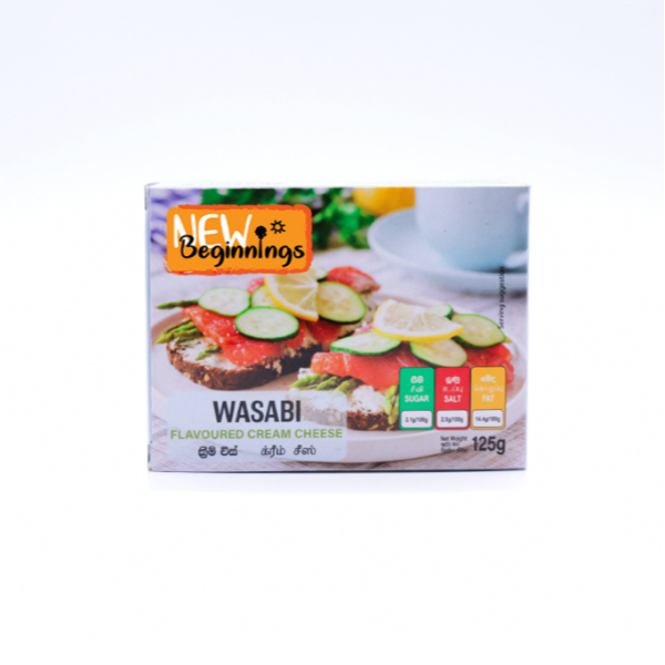 New Beginnings Wasabi Cream Cheese 125G - GLOMARK - Cream - in Sri Lanka