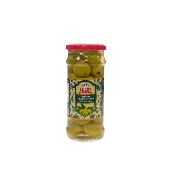 Lucky Family Pitted Green Olives 340G - GLOMARK - Processed/ Preserved Vegetables - in Sri Lanka