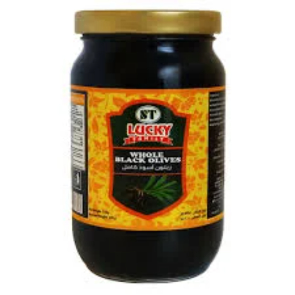 Lucky Family Whole Black Olives 340G - GLOMARK - Processed/ Preserved Vegetables - in Sri Lanka