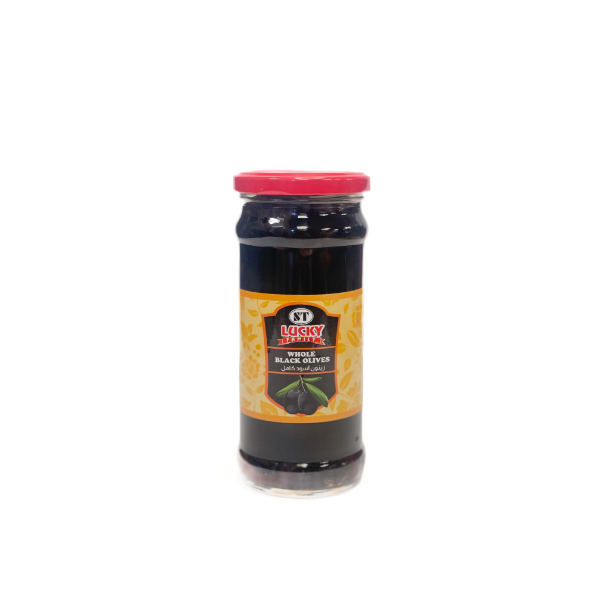 Lucky Family Sliced Black Olives 340G - GLOMARK - Processed/ Preserved Vegetables - in Sri Lanka