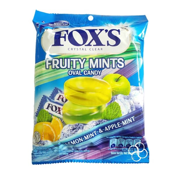 Fox'S Fruity Mints Oval Candy 125G - GLOMARK - Confectionary - in Sri Lanka