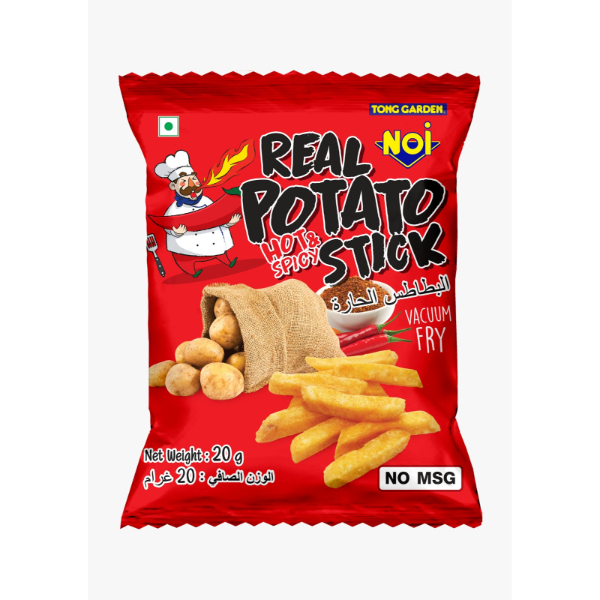Tg Real Potato Stick Hot & Spicy 20G - TONG GARDEN - Snacks - in Sri Lanka