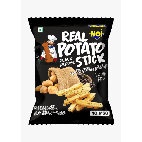 Tg Real Potato Stick Black Pepper 20G - TONG GARDEN - Snacks - in Sri Lanka