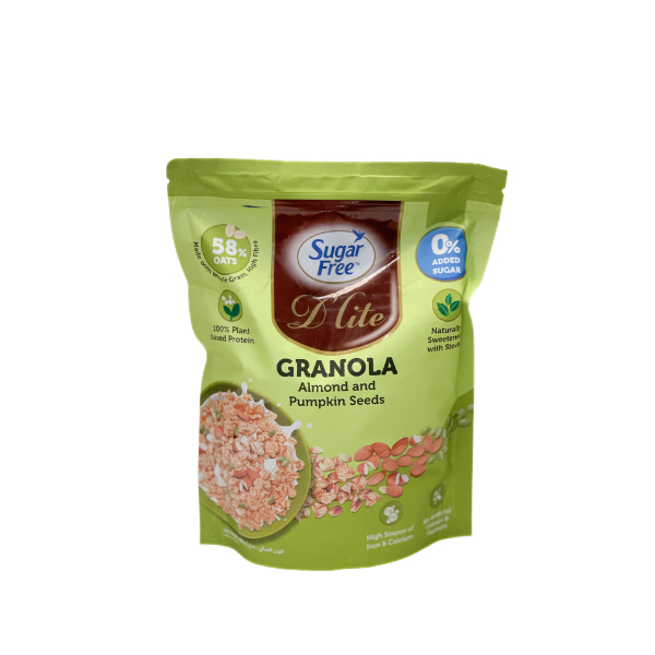 Sugar Free Granola Almond And Pumpkin Seed 450G - GLOMARK - Cereals - in Sri Lanka