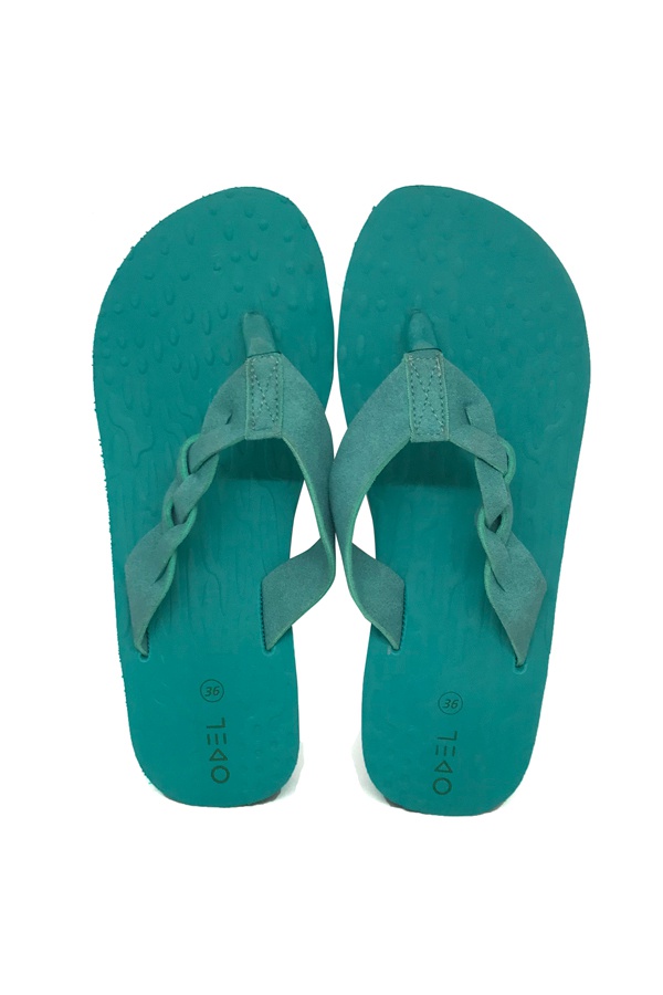 Odel Green Flip Flops | Odel.lk