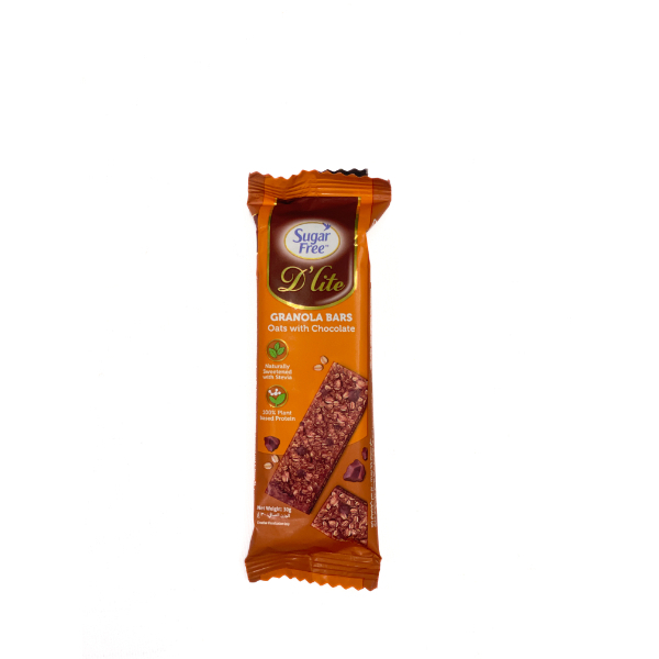 Sugar Free Granola Bars Oats With Chocolate 30G - GLOMARK - Cereals - in Sri Lanka