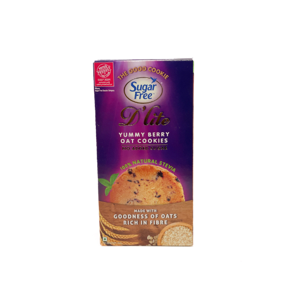 Sugar Free Yummy Berry Oat Cookies 150G - SUGAR FREE - Biscuits - in Sri Lanka