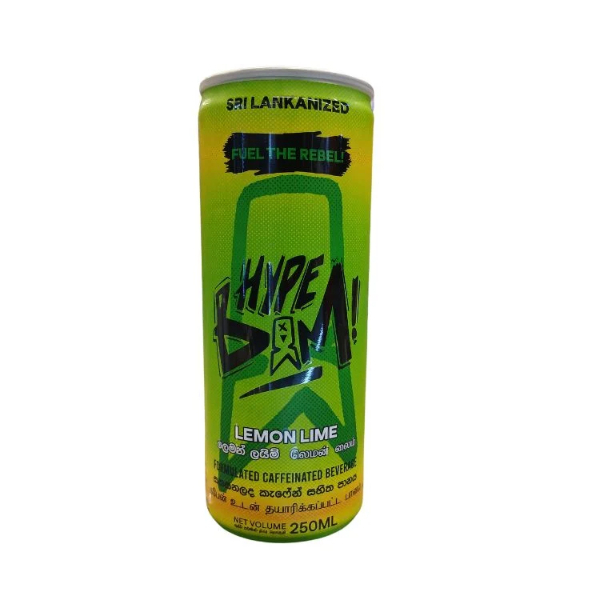 Hype Bam Lemon Lime Energy Drink 250Ml - GLOMARK - SPORT AND ENERGY - in Sri Lanka