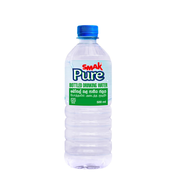 Smak Pure Bottled Drinking Water 500Ml - GLOMARK - Water - in Sri Lanka