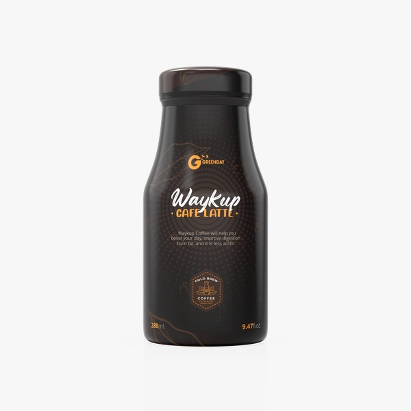Greenday Waykup Café Latte 280Ml - GLOMARK - Rtd Single Consumption - in Sri Lanka