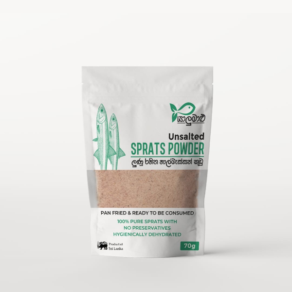 Yalumalu Unsalted Sprats Powder 70G - YALUMALU - PRESERVED / PROCESSES FISH - in Sri Lanka