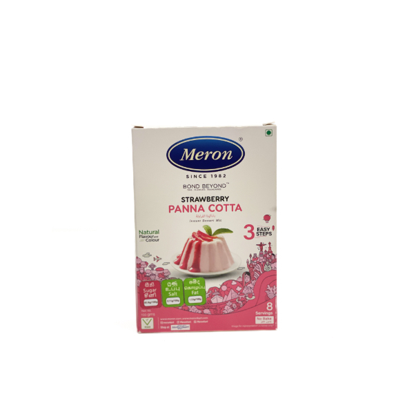 Meron Panna Cotta Strawberry 100G - GLOMARK - Dessert & Baking - in Sri Lanka
