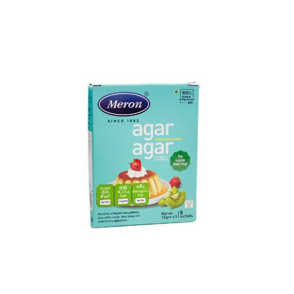 Meron Agar Agar Veg Gelatin Raw 50G - GLOMARK - Dessert & Baking - in Sri Lanka