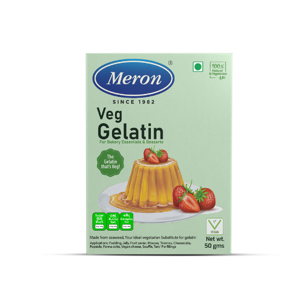 Meron Vegetarian Gelatin 50G - GLOMARK - Dessert & Baking - in Sri Lanka
