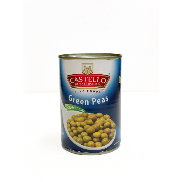Castello Green Peas 400 G - CASTELLO - Processed/ Preserved Vegetables - in Sri Lanka