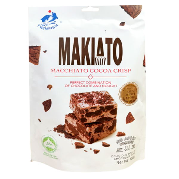 Twinfish Makiato Cocoa Crisp 150G - TWINFISH - Cereals - in Sri Lanka