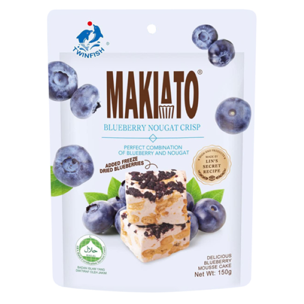 Twinfish Blueberry Nougat Crisp 150G - TWINFISH - Cereals - in Sri Lanka