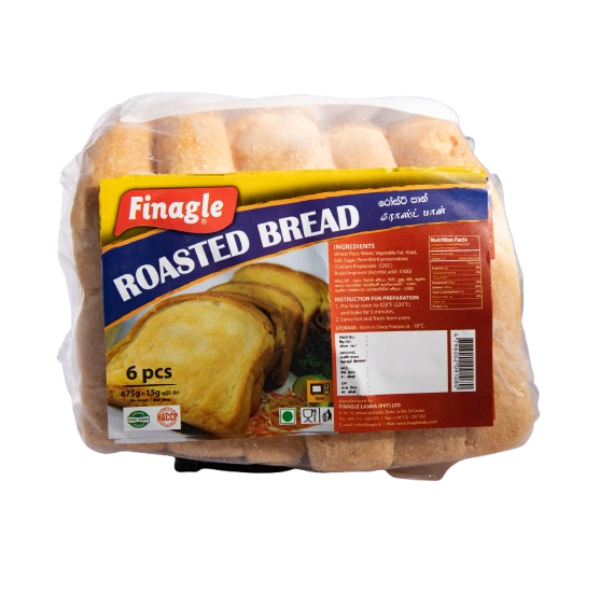 Finagle Roasted Bread 6 Pcs 675G - FINAGLE - Frozen Rtc Snacks - in Sri Lanka