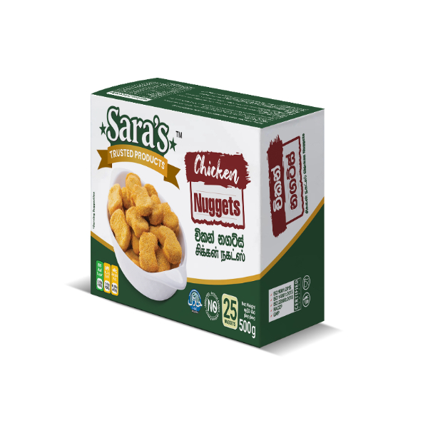 Sara'S Chicken Nugget 500G - SARA - Frozen Rtc Snacks - in Sri Lanka