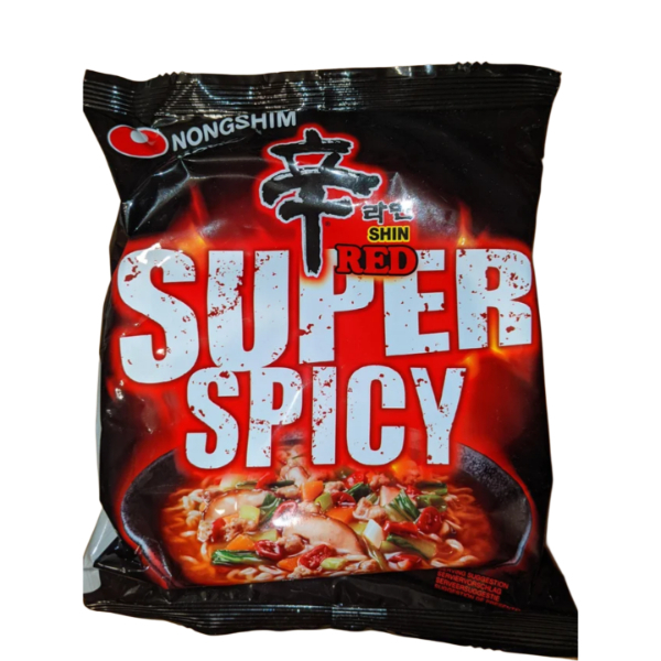 Nongshim Shin Red Super Spicy 120G - NONGSHIM - Noodles - in Sri Lanka