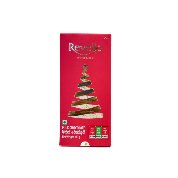 Revello Christmas Edition Milk Chocolate 170G - Revello - Confectionary - in Sri Lanka