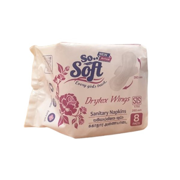 So Soft Sanitary Napkins Drytex 8S - SO SOFT - Personal Hygiene - in Sri Lanka