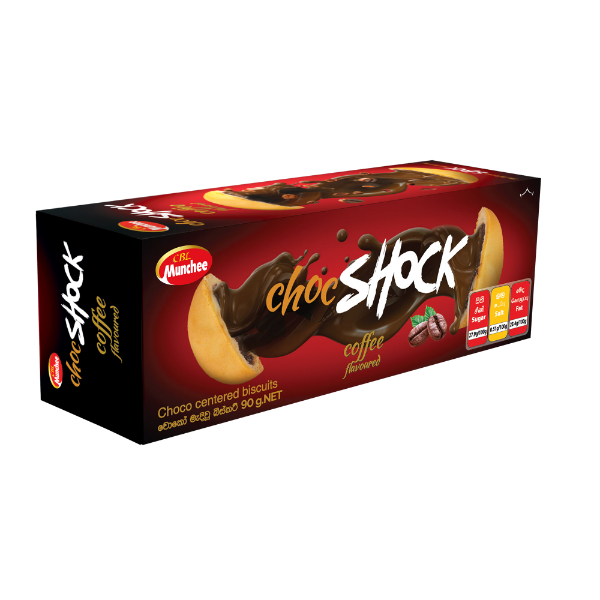 Munchee Biscuit Coffee Choc Shock 90G - MUNCHEE - Biscuits - in Sri Lanka