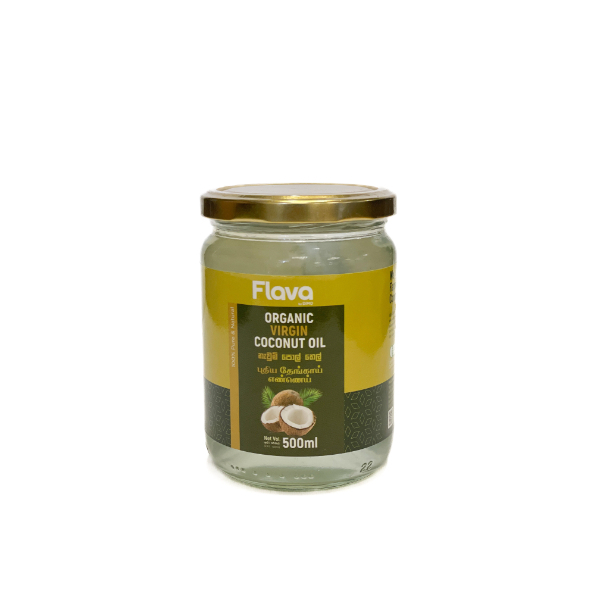 Flava Organic Virgin Coconut Oil 500Ml - FLAVA - Oil / Fat - in Sri Lanka