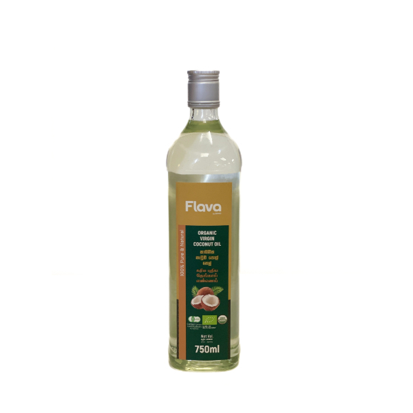 Flava Organic Virgin Coconut Oil 750Ml - FLAVA - Oil / Fat - in Sri Lanka