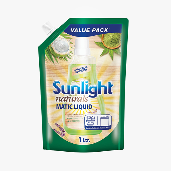 Sunlight Naturals Matic Liquid Pouch 1L - SUNLIGHT - Laundry - in Sri Lanka