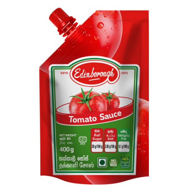 Edinborough Tomato Sauce Pouch 400G - EDINBOROUGH - Sauce - in Sri Lanka