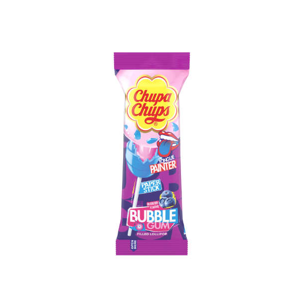 Chupa Chups Gum Filled Lollipop Blueberry 14G - CHUPA CHUPS - Confectionary - in Sri Lanka