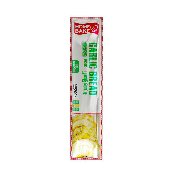 Homebake Garlic Bread 200G - HOMEBAKE - Frozen Rtc Snacks - in Sri Lanka