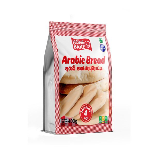 Homebake Arabic Bread 400G - HOMEBAKE - Frozen Rtc Snacks - in Sri Lanka