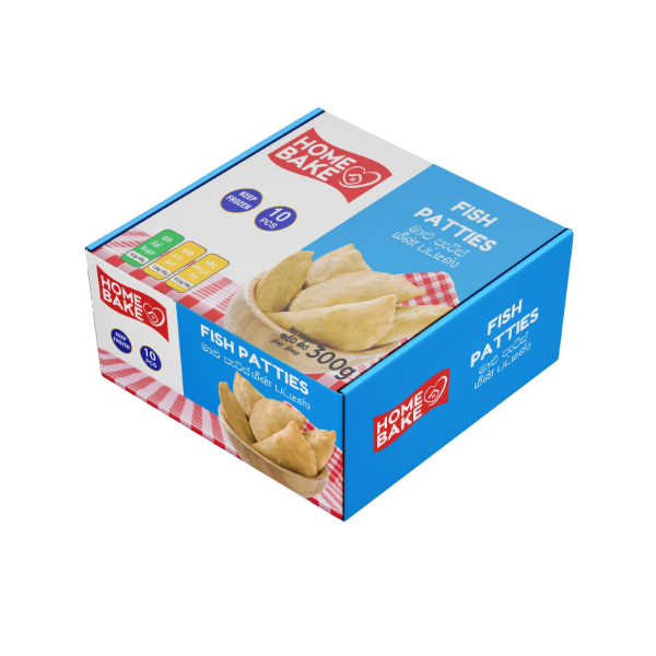 Homebake Fish Patties 300G (10Pc) - HOMEBAKE - Frozen Rtc Snacks - in Sri Lanka