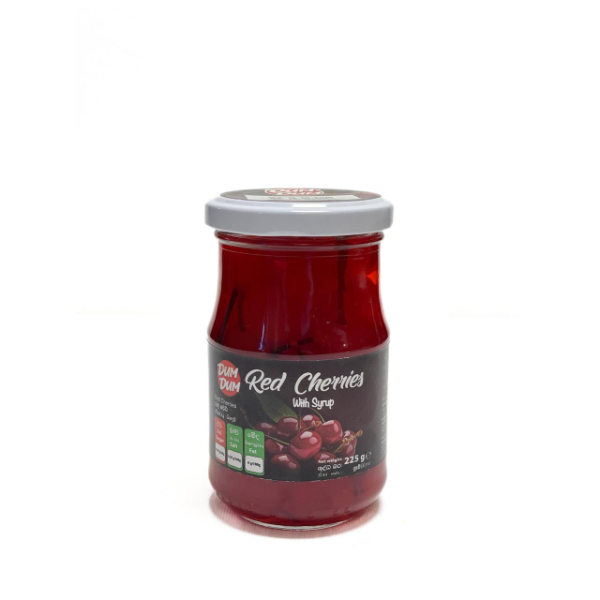Dum Dum Red Cherry With Syrup 225G - DUMDUM - Dessert & Baking - in Sri Lanka