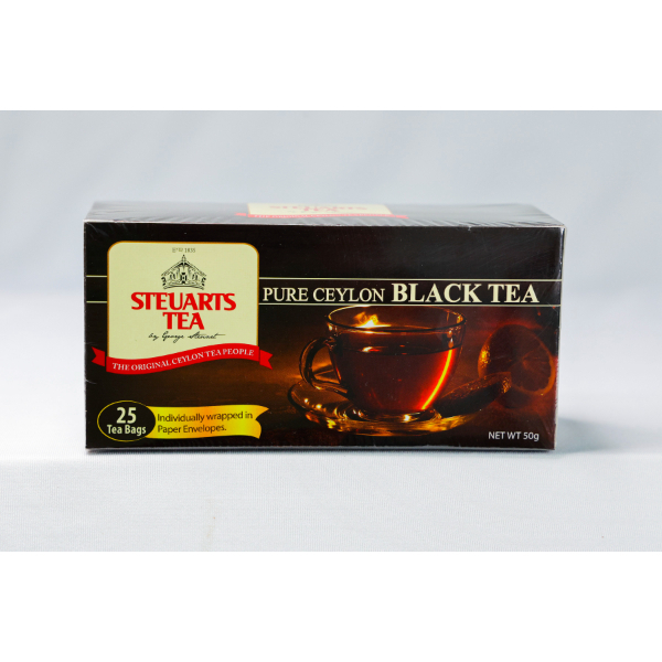 Steuarts Pure Ceylon Black Tea 25 Tb - STEUARTS - Tea - in Sri Lanka